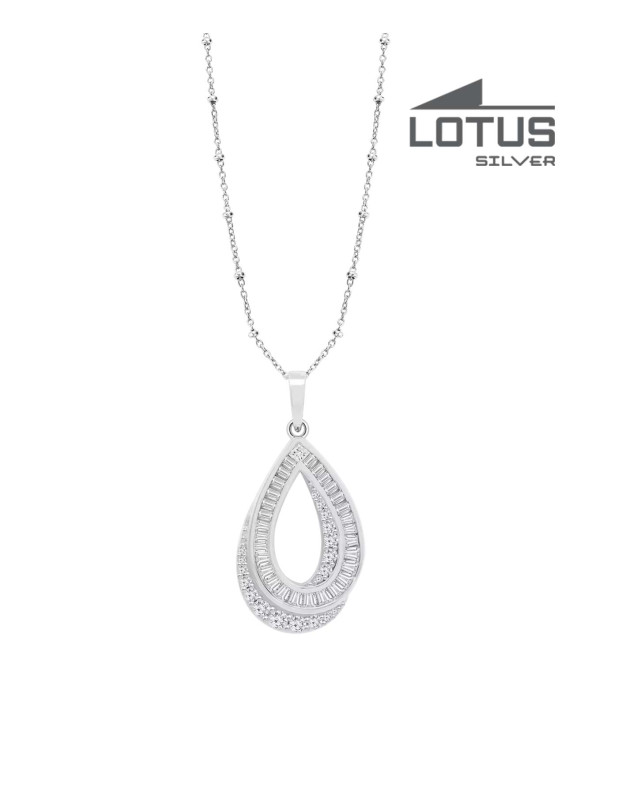 LOTUS SILVER NECKLACE